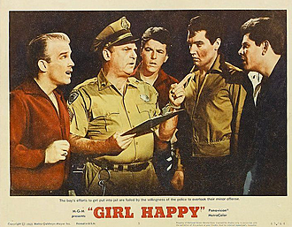 Elvis Presley mit Gary Crosby, Jimmy Hawkins, Jackie Coogan und Joby Baker