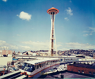 Space Needle and Monorail, Seattle World's Fair, 1962 – Museum of History & Industry